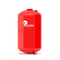 Расширительный бак для отопления Wester WRV150л, подключение 1 дюйм