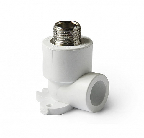 Угольник с креплением НР ф20х1/2" (80/20) VALFEX