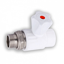 Кран шаровый для радиатора прямой 20х1/2" (50/25) VALFEX