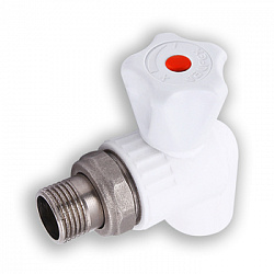Кран шаровый для радиатора угловой 20х1/2" (50/25) VALFEX